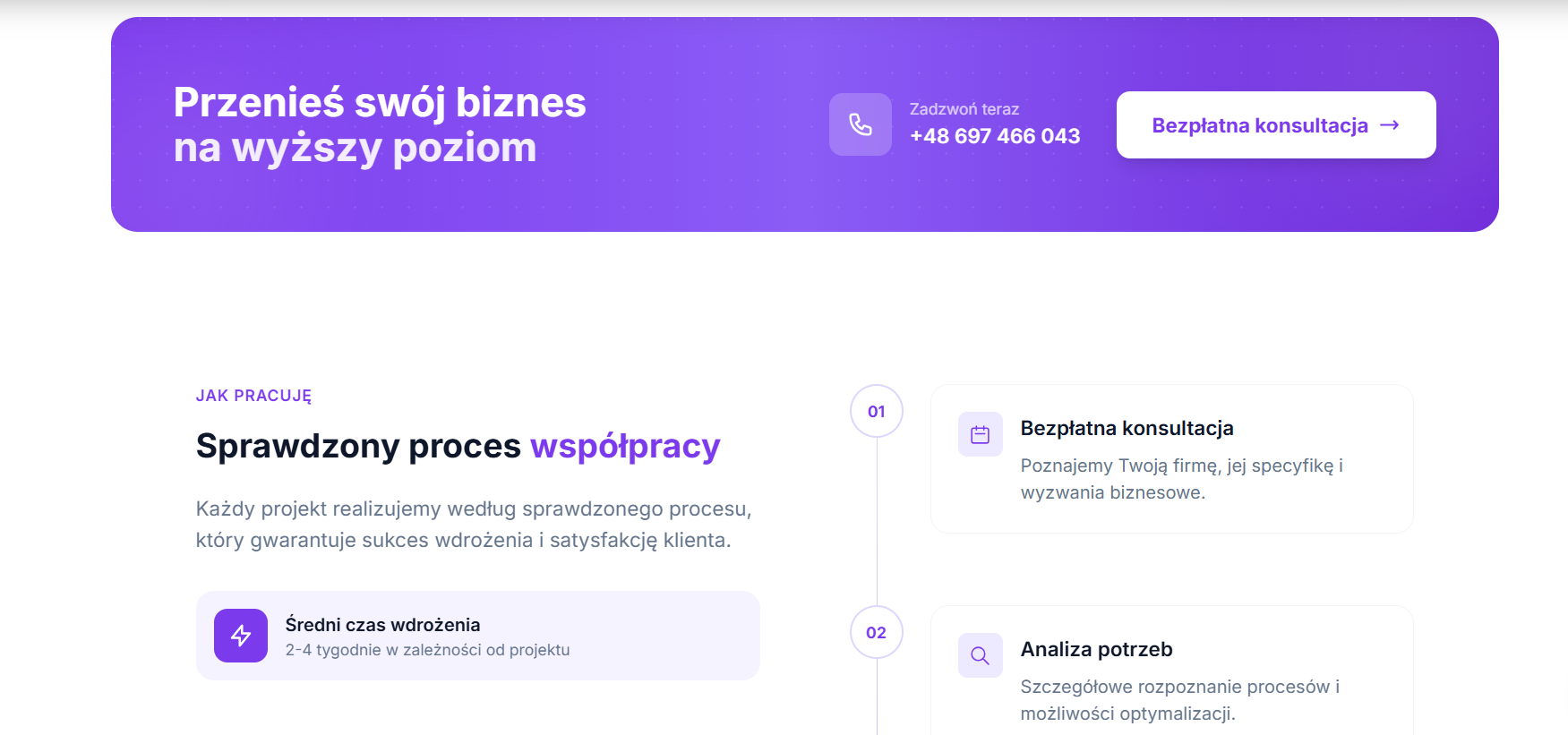2B Systems - firmowa strona internetowa - zdjęcie 3